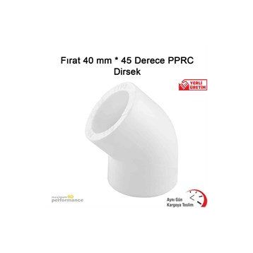 Fırat 40 mm 45 Derece Pprc Dirsek