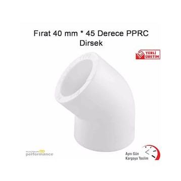 Fırat 40 mm 45 Derece Pprc Dirsek