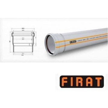 Fırat 50X250 mm PVC Dublex Boru