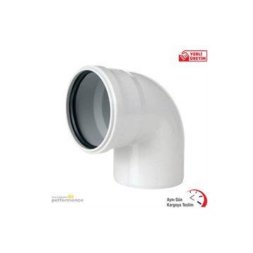 Fırat 50x90 Dirsek Pvc Pimaş Kapalı Dirsek
