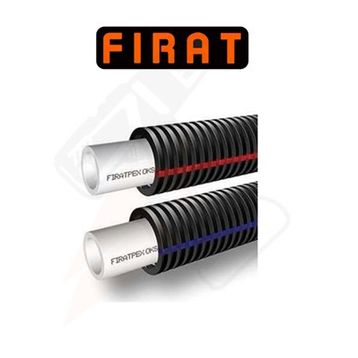 Fırat PE-RT 100 mt Mavi Kılıflı Boru