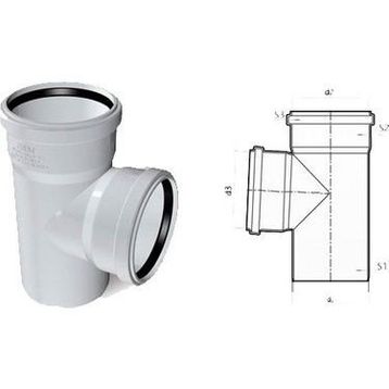 Fırat Pvc 50x50 cm Te Çatal