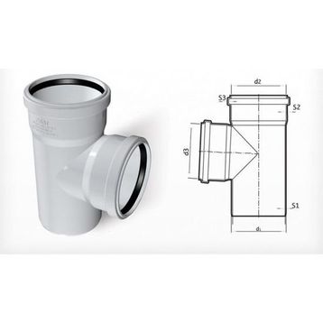 Fırat Pvc 50x50 cm Te Çatal