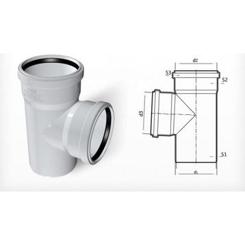 Fırat Pvc 50x50 cm Te Çatal