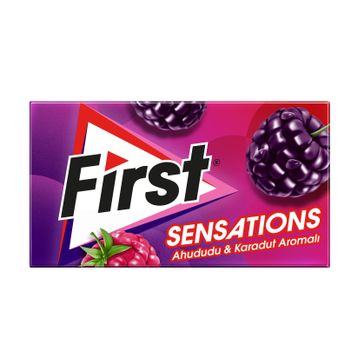First 27 gr Sensations Ahududu ve Karadut Aromalı Sakız