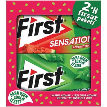 First 2'li 27 gr Karpuz ve Nane Aromalı Sakız