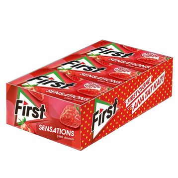 First Sensations Çilek Aromalı 27 gr Sakız