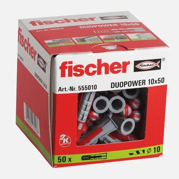 Fıscher Duopower 50 Adet 10x50 Dübel