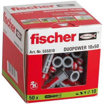 Fıscher Duopower 50 Adet 10x50 Dübel