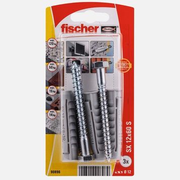 Fıscher SX 12/60 Vidalı Genleşen Dübel