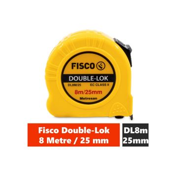 Fisco Double Lok 8 mt X 25 mm Şerit Metre
