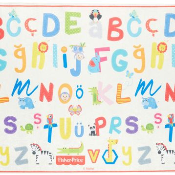 Fisher Price F02-FP-PC004 Eğitici Alfabe 100x160 cm Bebek Halı