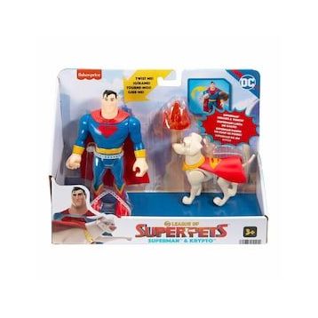 Fisher Price HGL02 DC League of Super Pets - Superman ve Krypto