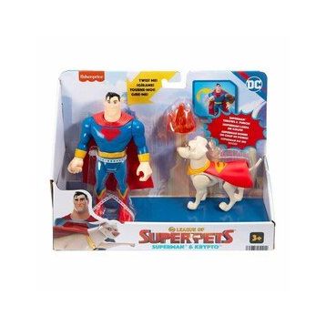 Fisher Price HGL02 DC League of Super Pets - Superman ve Krypto