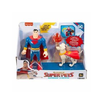 Fisher Price HGL02 DC League of Super Pets - Superman ve Krypto