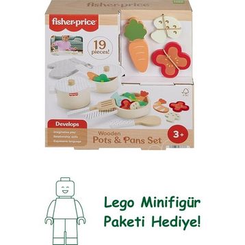 Fisher Price HXT83 19 Parçalı Ahşap Mutfak Seti
