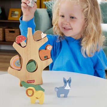Fisher Price HXT87 10 Parça Ahşap Denge Ağacı