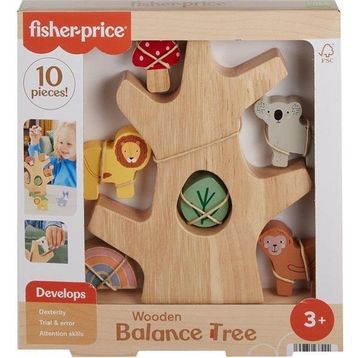 Fisher Price HXT87 10 Parça Ahşap Denge Ağacı