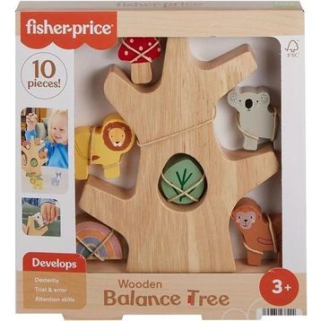 Fisher Price HXT87 10 Parça Ahşap Denge Ağacı