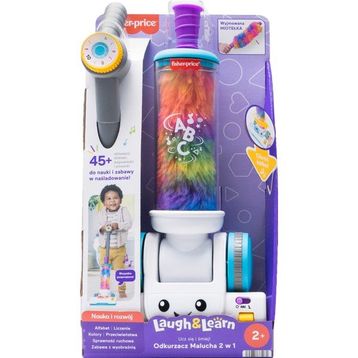 Fisher Price JMM35 Eğlen ve Öğren 2 'si 1 Arada Süpürge