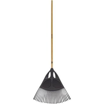 Fiskars 1001584 Solid Ahşap Saplı Yaprak Süpürgesi