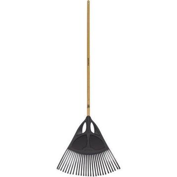 Fiskars 1001584 Solid Ahşap Saplı Yaprak Süpürgesi