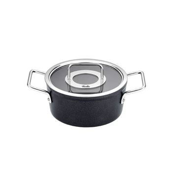 Fissler Adamant 20 cm Cam Kapak Tencere