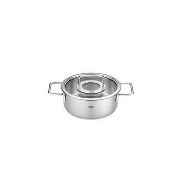 Fissler Pure Collection 20 cm Cam Kapak Kısa Tencere