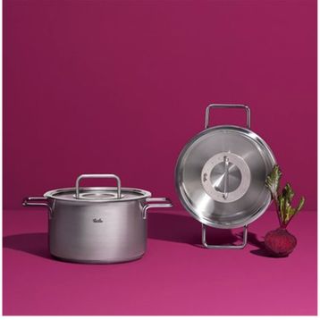 Fissler Pure Collection 8 Parça Metal Kapak Çelik Tencere Seti