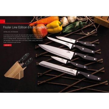 Fissler Sharpline Edition 6 lı Bıçak Seti
