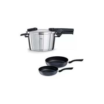 Fissler Vitaquick Glossy 4.5 lt Düdüklü Tencere+Tava