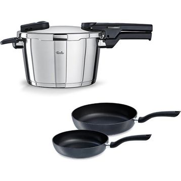 Fissler Vitaquick Glossy 4.5 lt Düdüklü Tencere+Tava