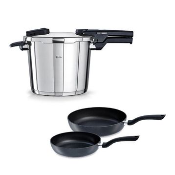 Fissler Vitaquick Glossy 6 lt Düdüklü Tencere+Tava