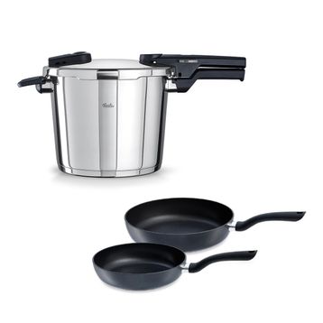 Fissler Vitaquick Glossy 6 lt Düdüklü Tencere+Tava