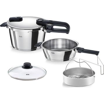 Fissler Vitaquick Premium 4.5 lt + 2.5 lt Düdüklü Tencere Seti