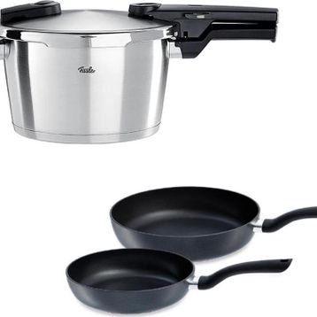 Fissler Vitaquick Premium 4.5 lt Düdüklü Tencere+Tava