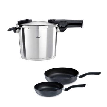 Fissler Vitaquick Premium 6 lt Düdüklü Tencere+Tava