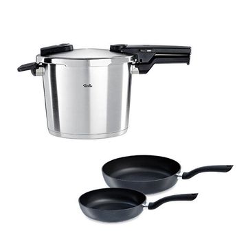 Fissler Vitaquick Premium 6 lt Düdüklü Tencere+Tava