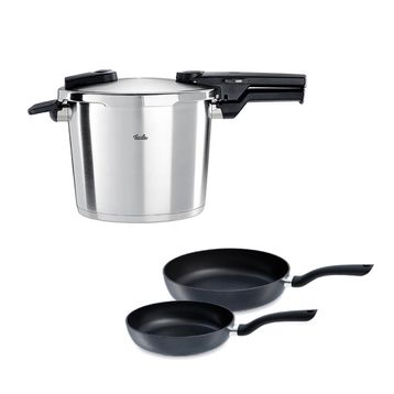 Fissler Vitaquick Premium 6 lt Düdüklü Tencere+Tava