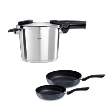Fissler Vitaquick Premium 6 lt Düdüklü Tencere+Tava