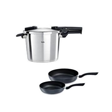 Fissler Vitaquick Premium 6 lt Düdüklü Tencere+Tava