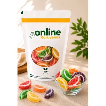 Fıstık Yeşili 1 kg Dilim Jöle Lokum