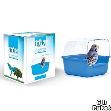 Fit Fly Kapalı 13.5x15.5x13.5 cm Kuş Banyosu