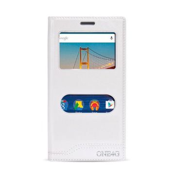 Fitcase Dolce One 4G Gizli Mıknatıslı Pencereli Beyaz Kılıf