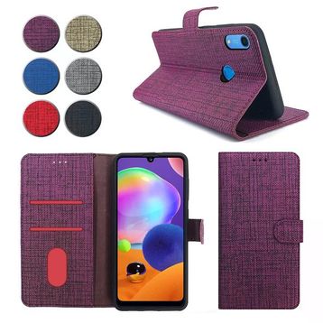 Fitcase Fabric Kapaklı Cüzdanlı Huawei Y6s Kılıf