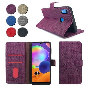 Fitcase Fabric Kapaklı Cüzdanlı Huawei Y6s Kılıf