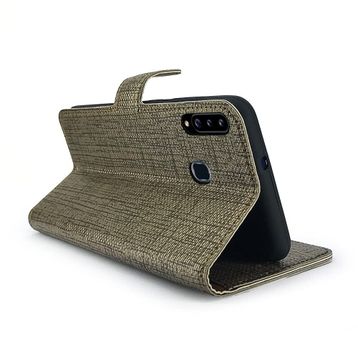Fitcase General Mobile GM 10 Fabric Kapaklı Cüzdanlı Kılıf