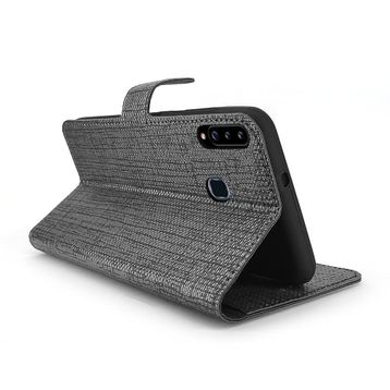 Fitcase General Mobile GM 10 Fabric Kapaklı Cüzdanlı Kılıf