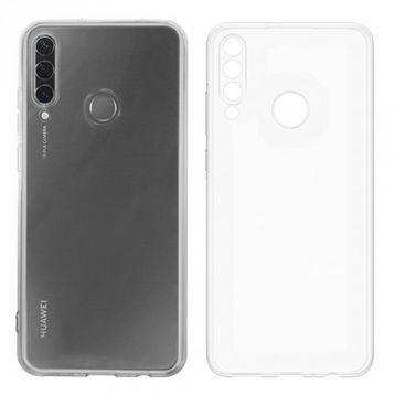 Fitcase Huawei Y6P Kamera Korumalı Silikon Şeffaf Arka Kapak Kılıf