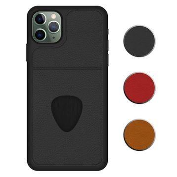 Fitcase iPhone 11 Pro Max Proda Deri Tek Kartlık Cepli Kapak Kılıf